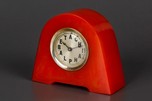 Watermelon Red Catalin Waterbury Clock